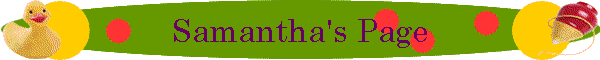 Samantha's Page